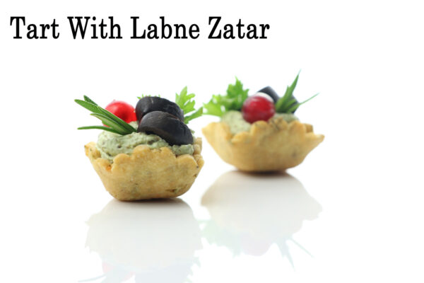 Tart with Labneh Zaatar