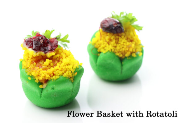 Flower Basket with Ratatouille