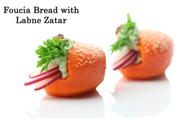 Focaccia Bread with Labneh Zaatar