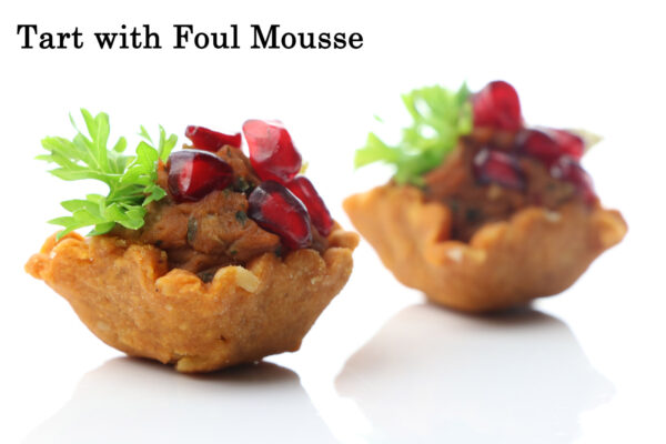 Tart with Foul Mousse