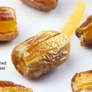Segai Dates With Candied Orange Peel