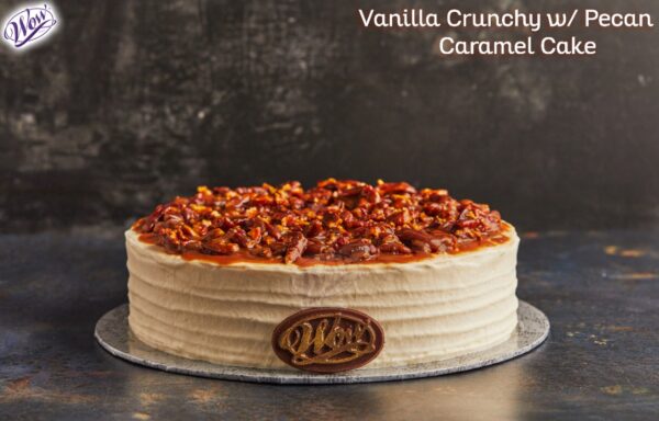 Vanilla Crunchy w/ Pecan Caramel Cake