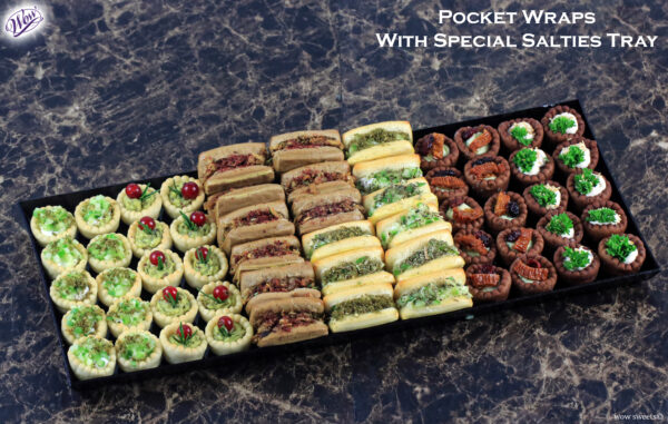 Pocket Wraps with Special Salties Tray