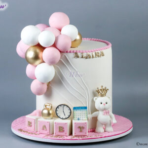 Baby Girl Themed Cake