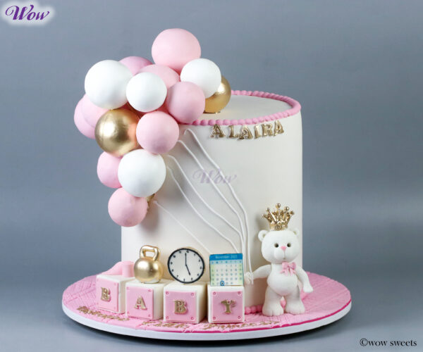 Baby Girl Themed Cake