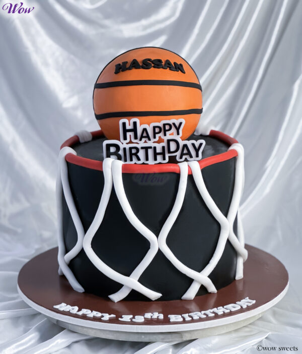 Basketball Themed Cake
