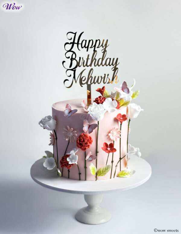 Floral Themed Cake For Her